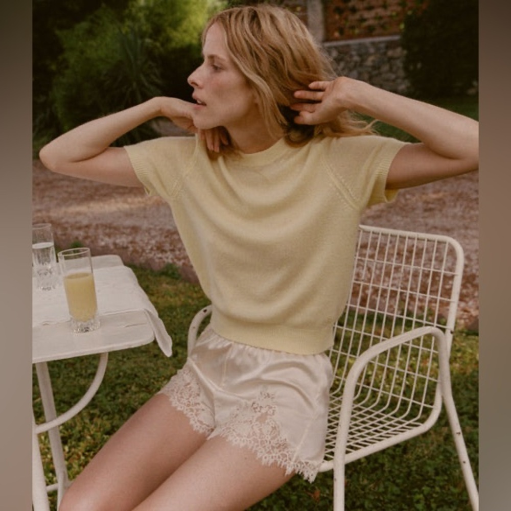 NWOT DÔEN Iona shorts, candlelight in Small - Picture 2 of 7